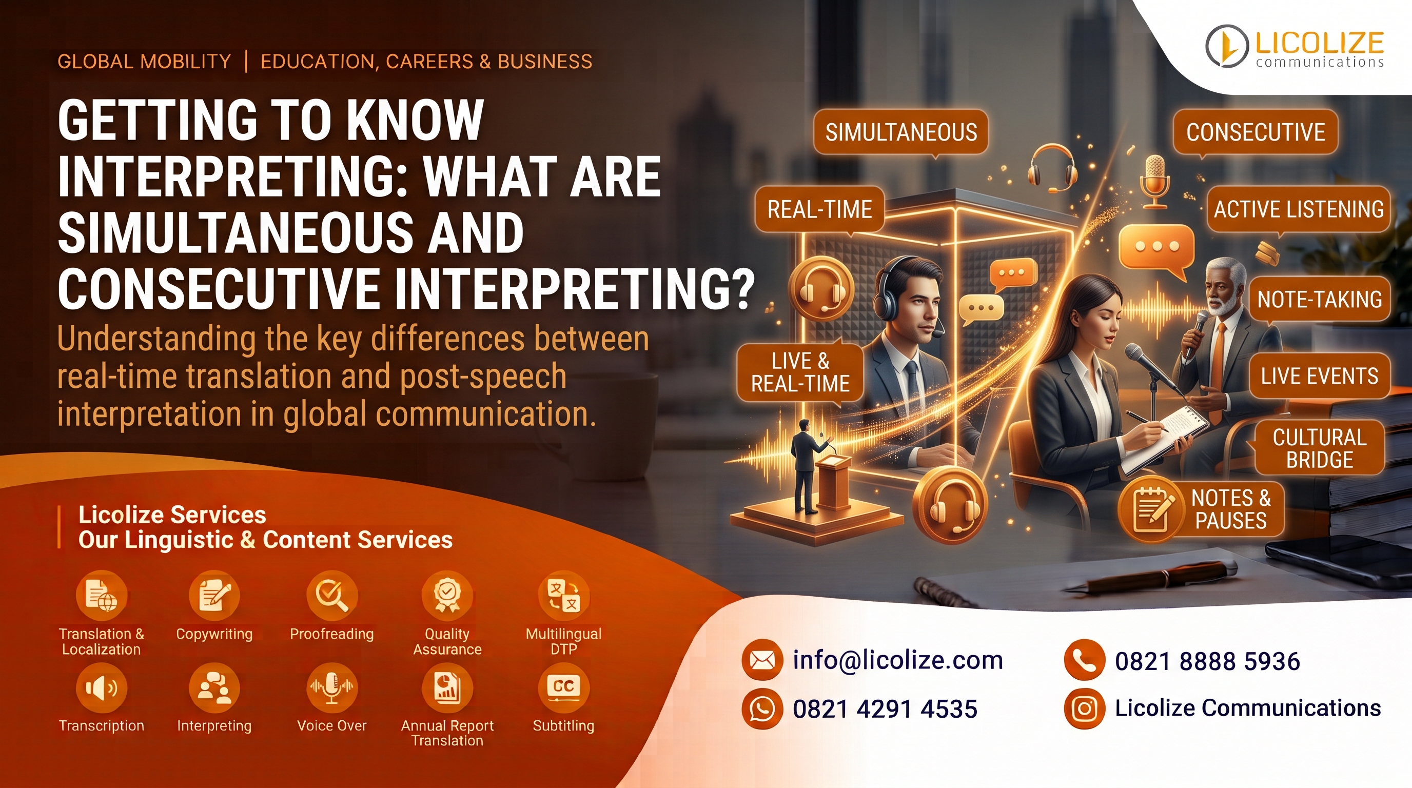 Getting to Know Interpreting: What Are Simultaneous and Consecutive Interpreting?
