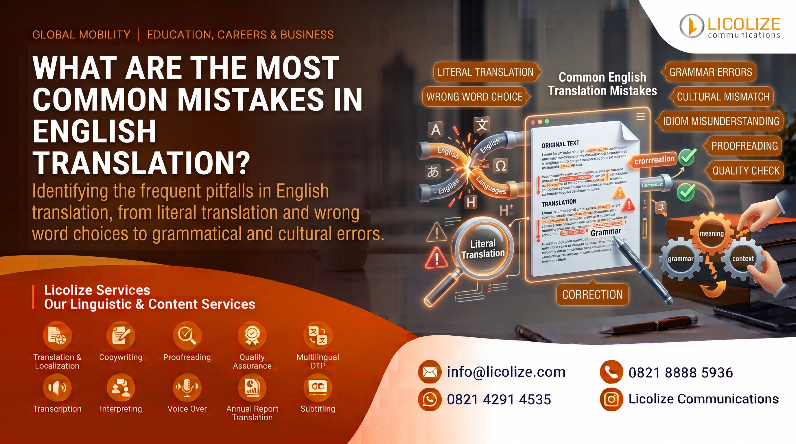 What Are the Most Common Mistakes in English Translation?
